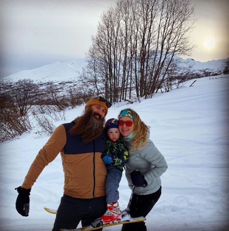 Matthew with his lovely wife, Katie and cute son.